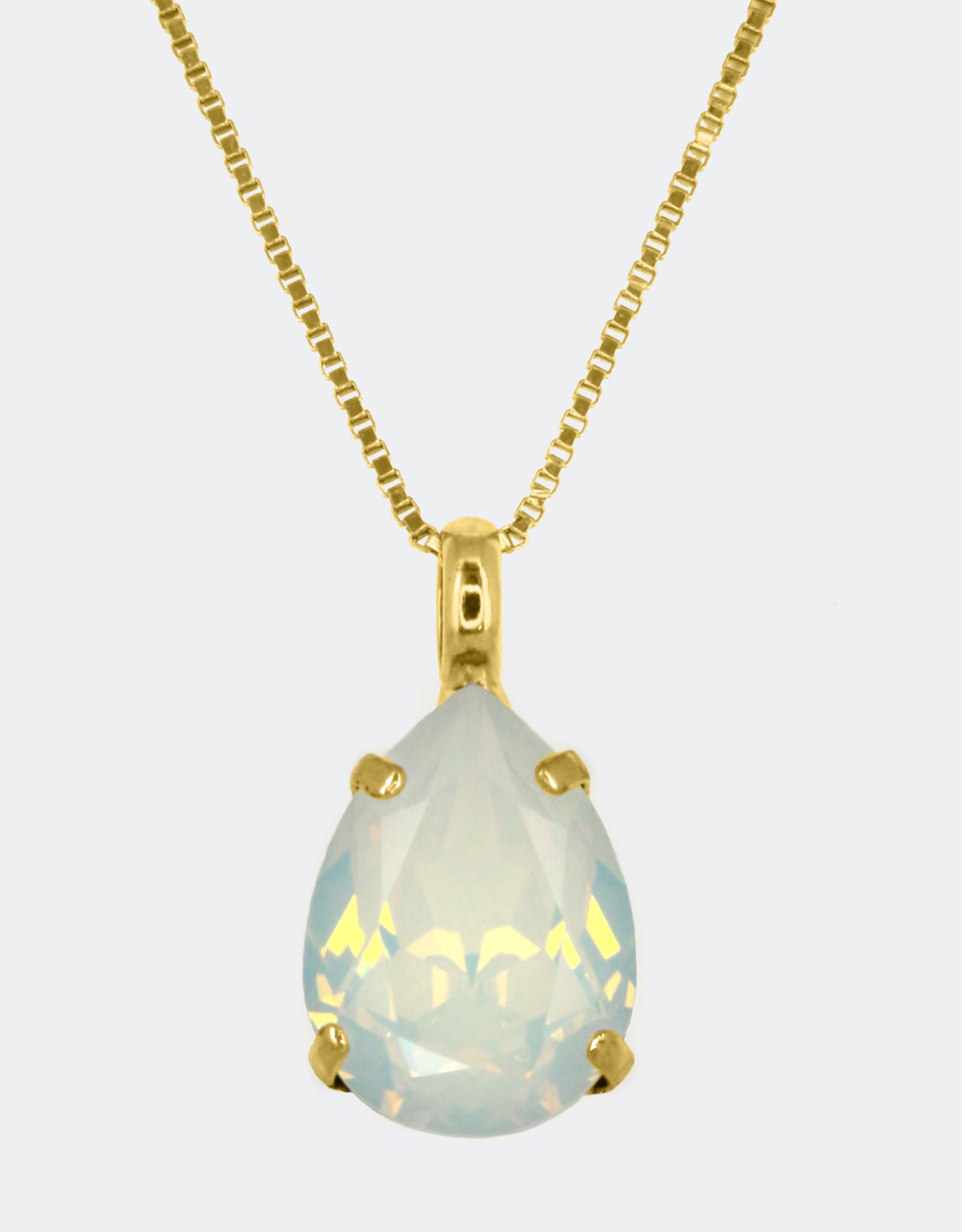 White Opal/ Gold