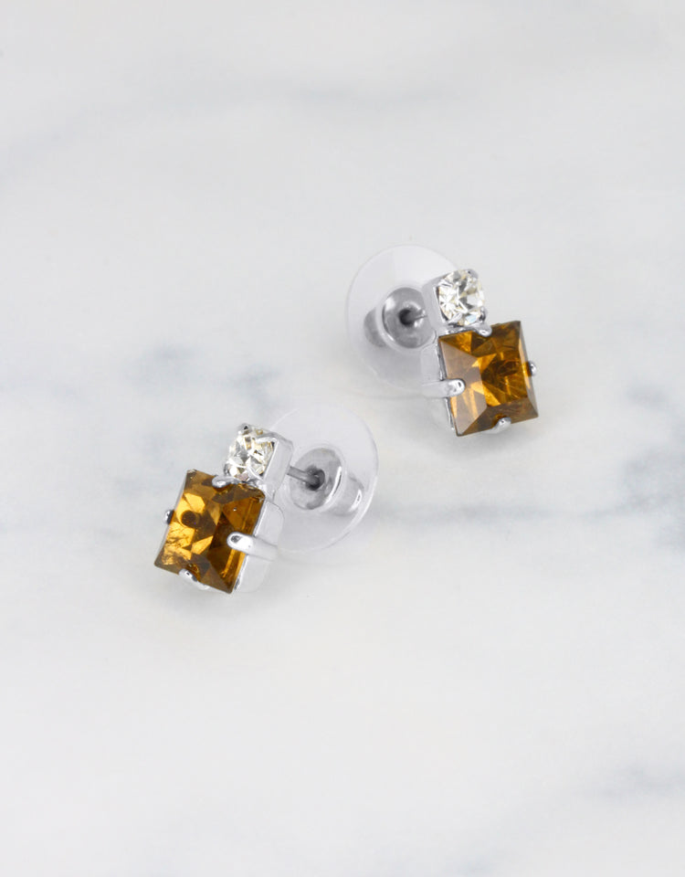 Smoked Topaz/ Silver