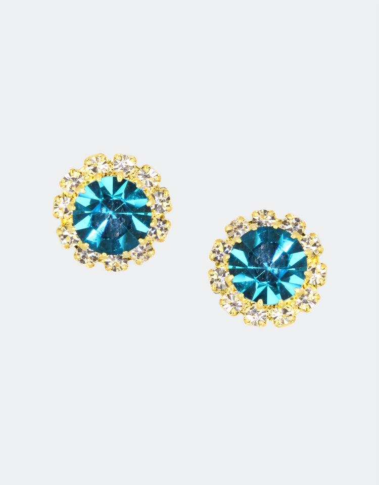 Aquamarine/ Gold