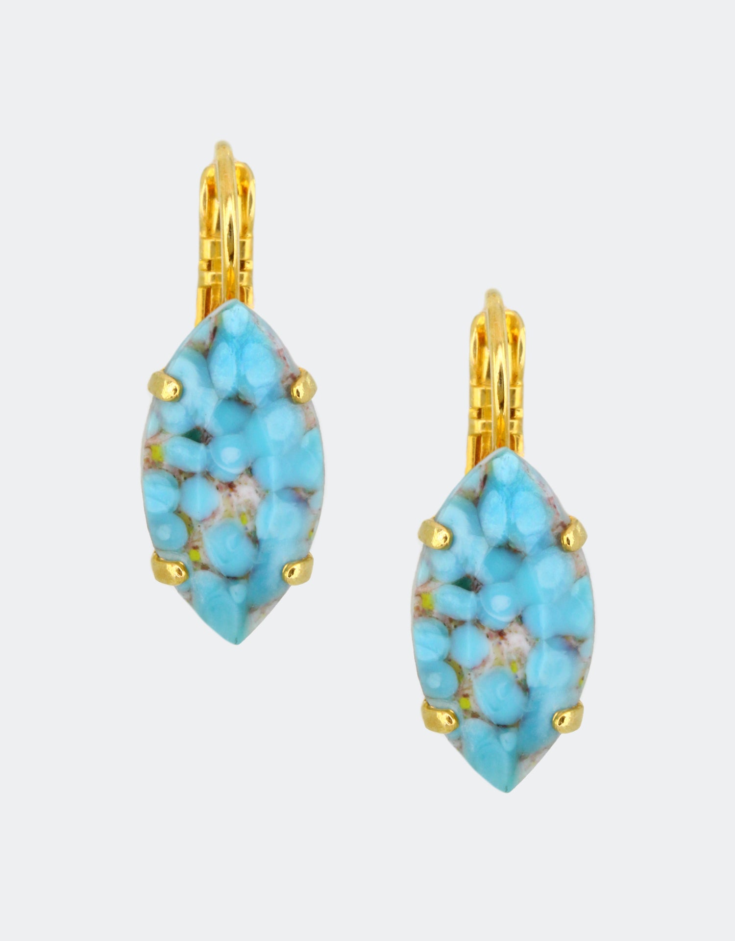 Turquoise Matrix/ Gold