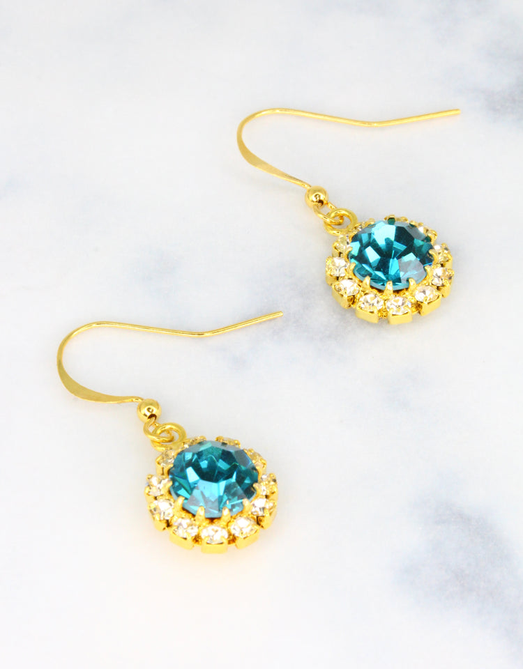 Aquamarine/ Gold