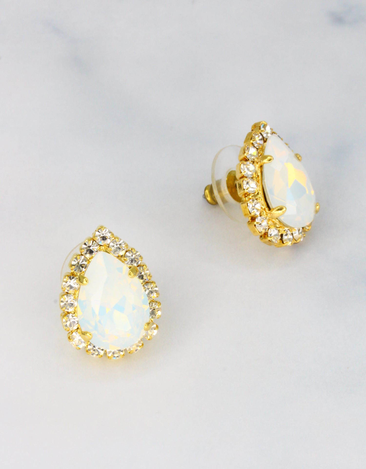 White Opal/ Gold