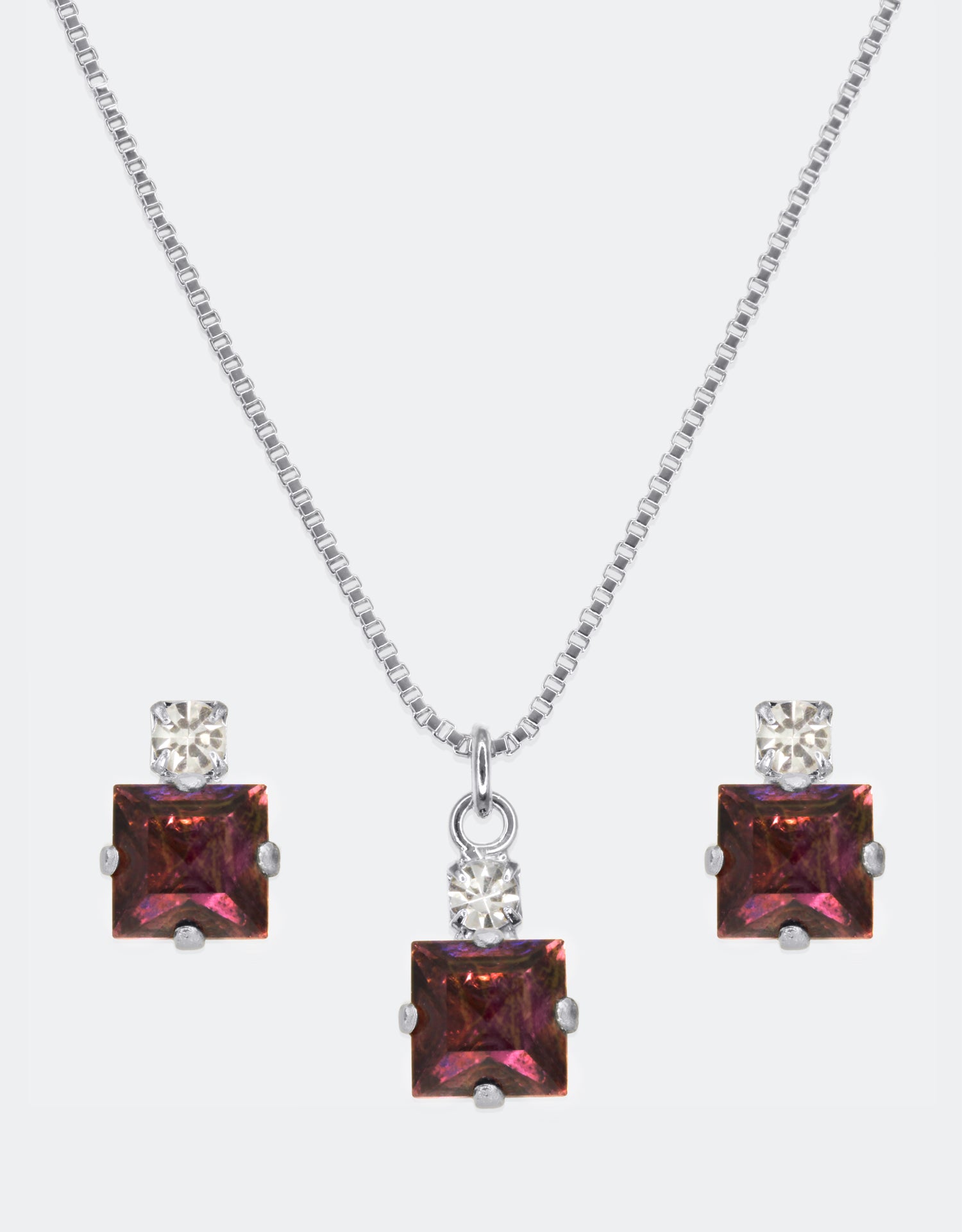 Light Amethyst/ Silver