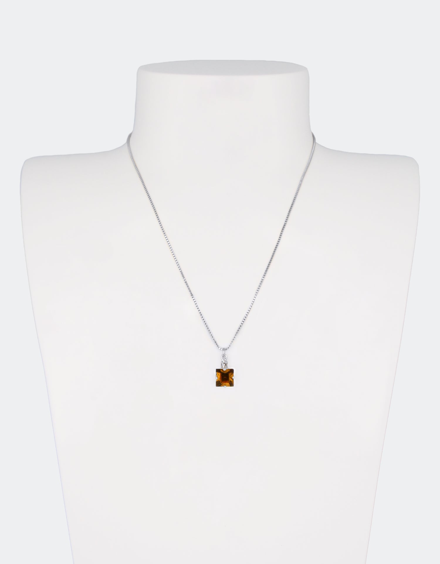 Smoked Topaz/ Silver