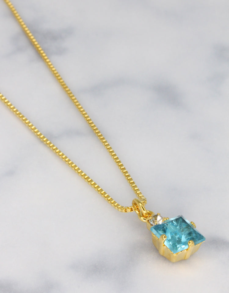 Aquamarine/ Gold