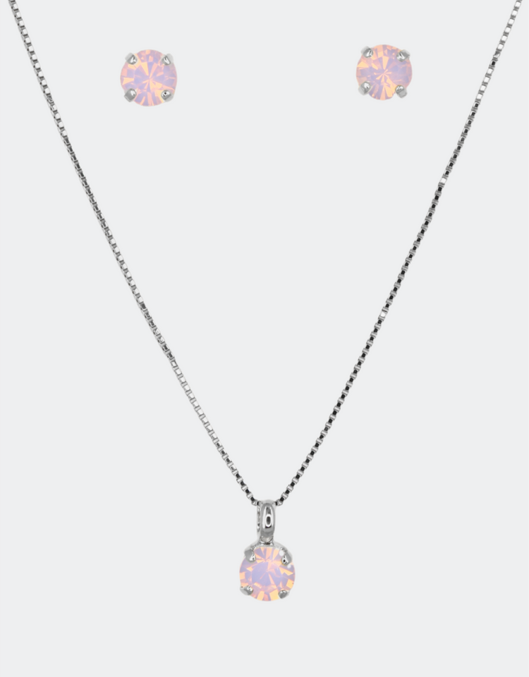 Rose Opal/ Silver