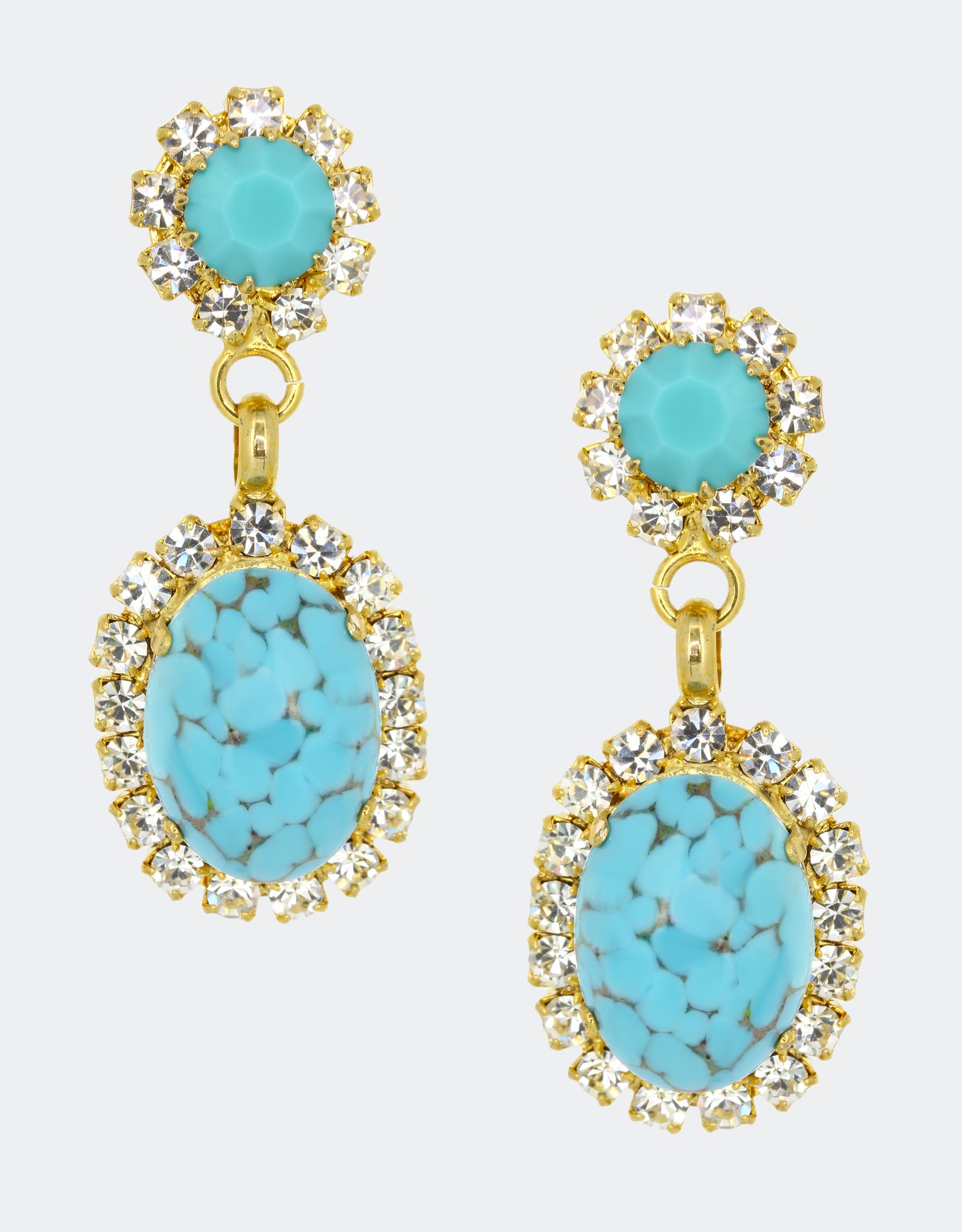 Turquoise Matrix/ Gold