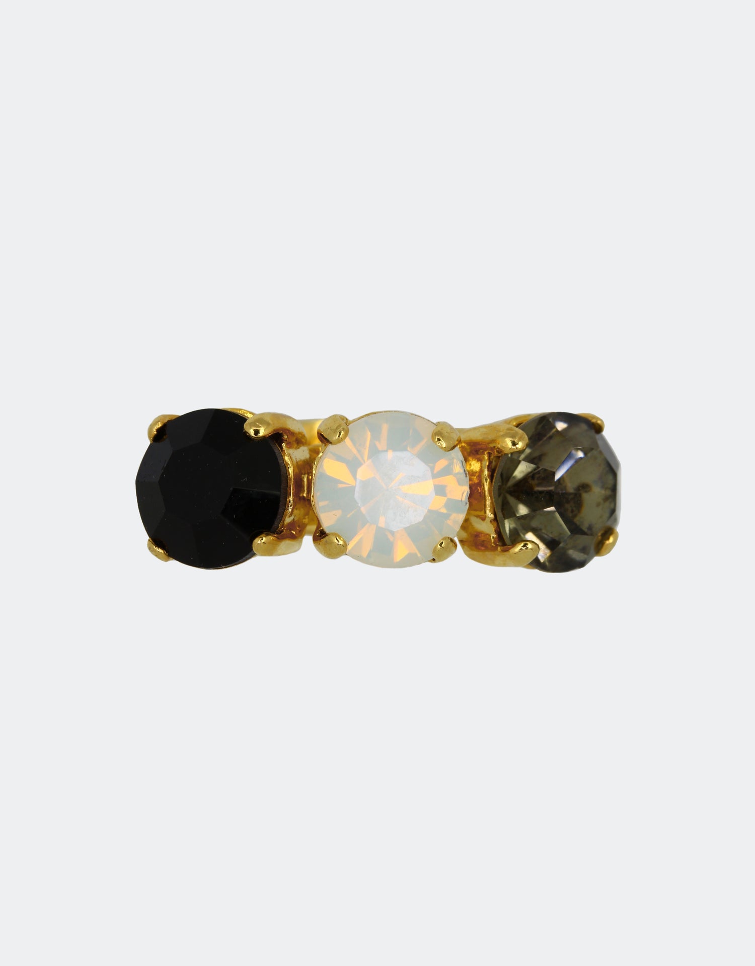 White Opal/ Gold