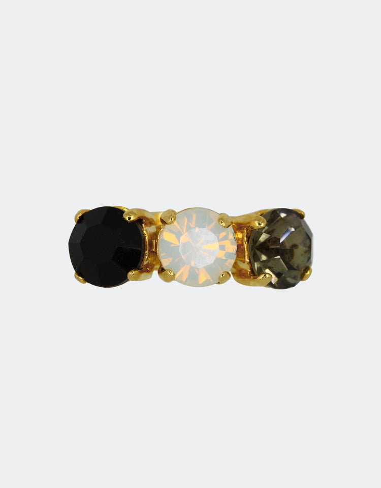 White Opal/ Gold