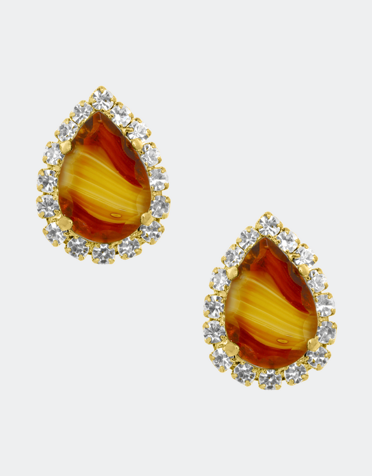 Topaz Agate/ Gold
