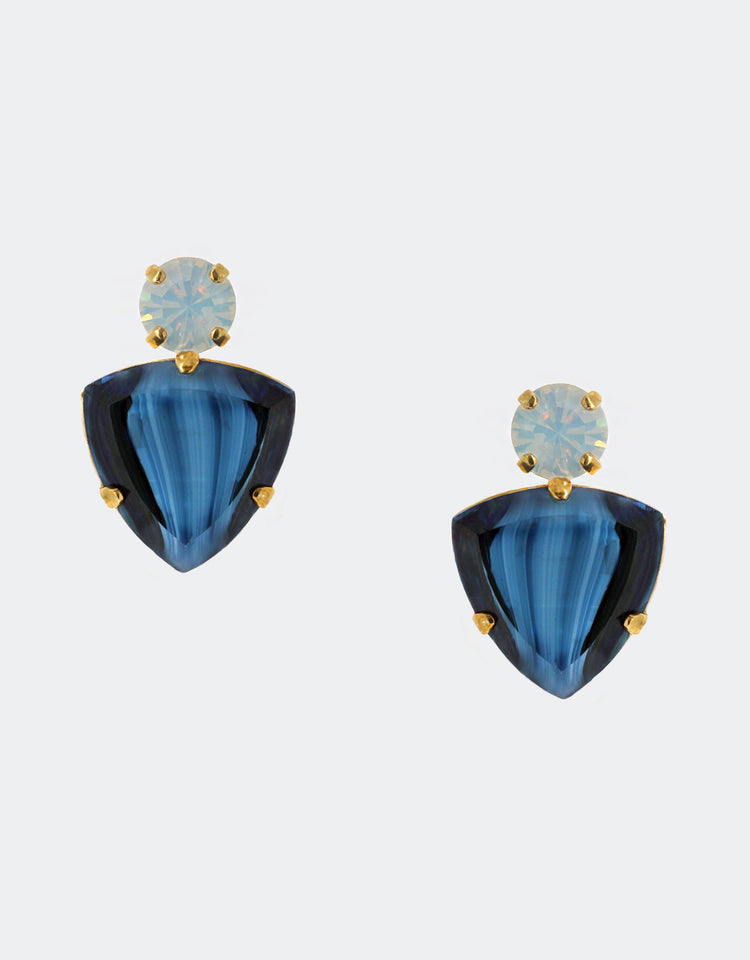 Blue Agate/ Gold