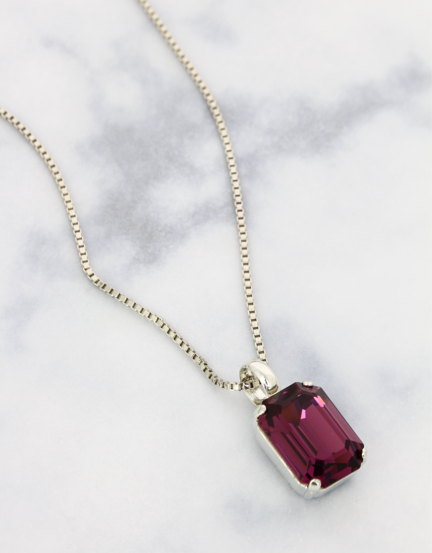 Amethyst/ Silver