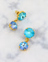 Aquamarine/ Gold
