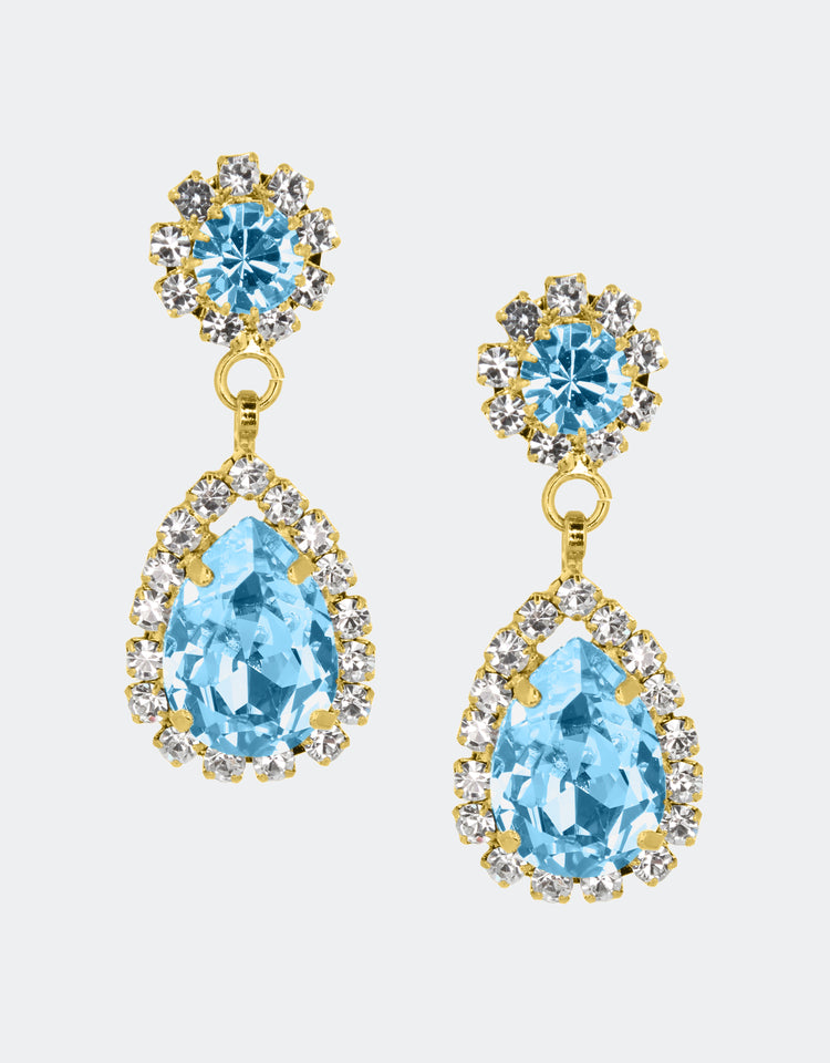Aquamarine/ Gold