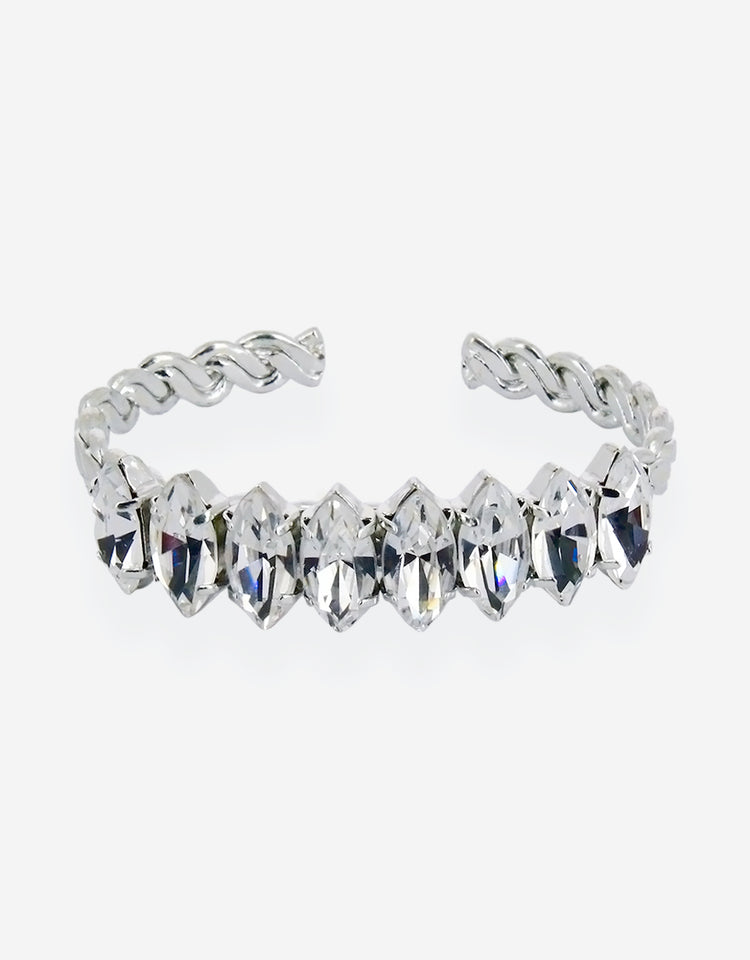 Crystal/ Silver