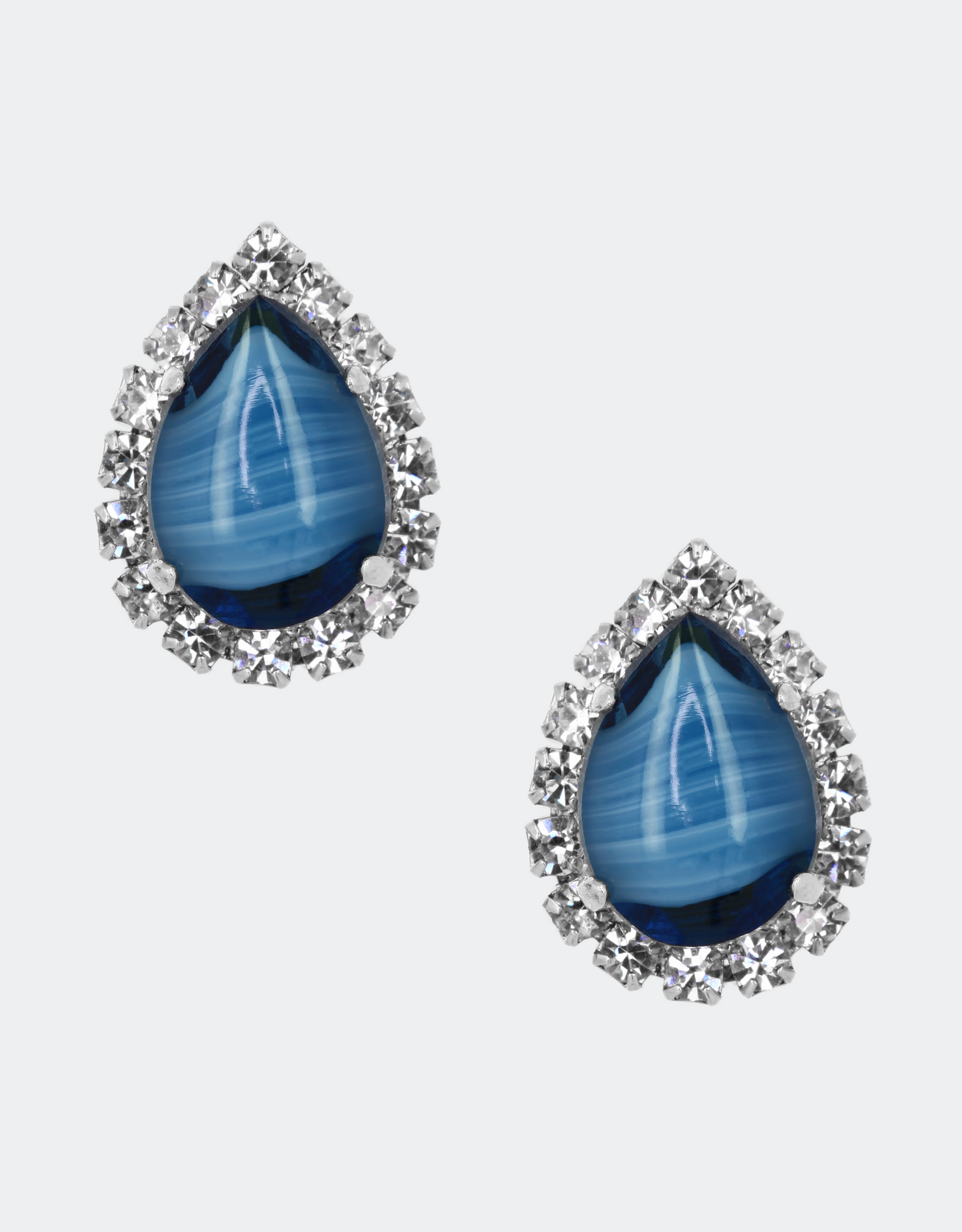 Blue Agate/ Silver