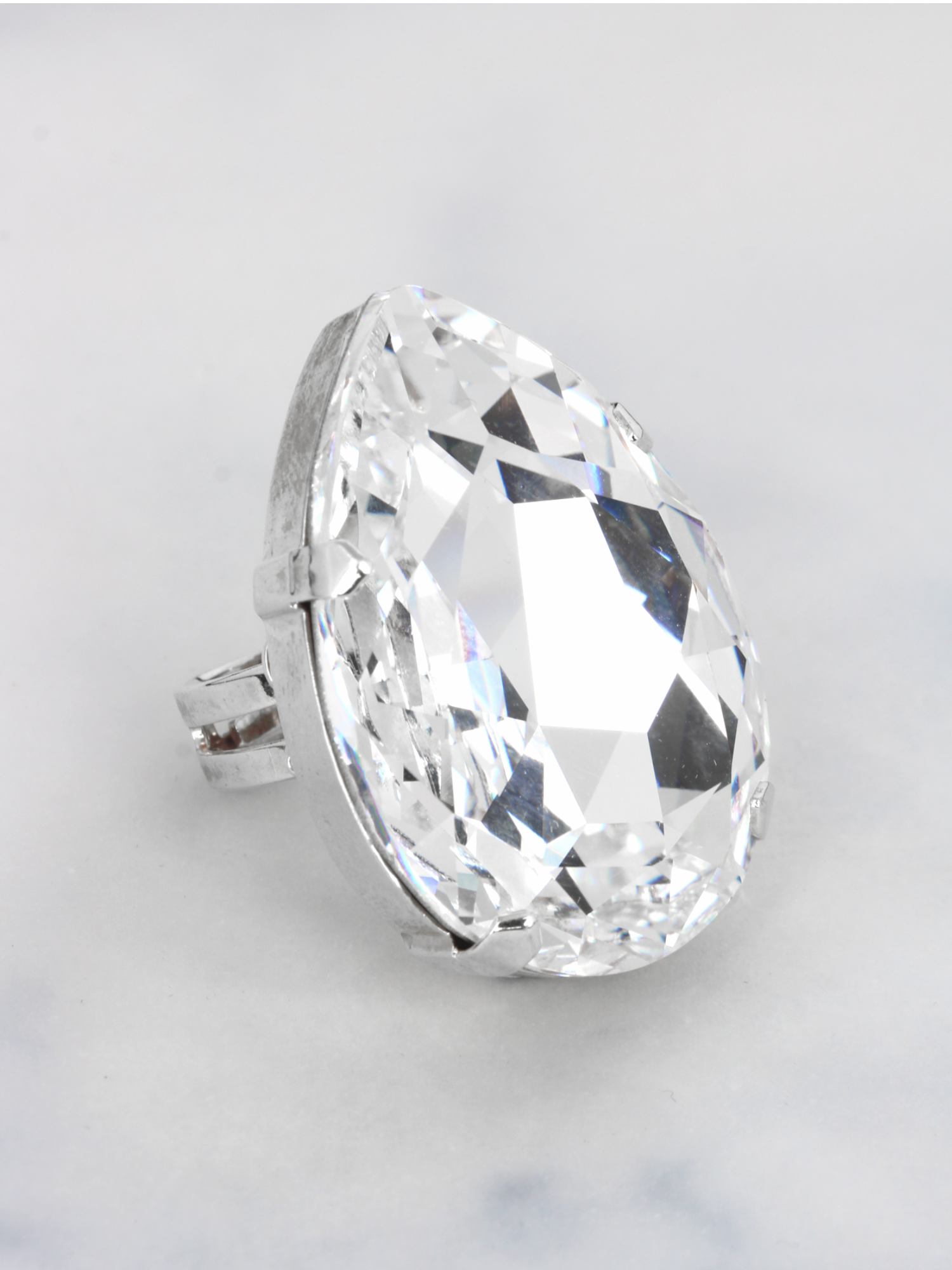Crystal/ Silver