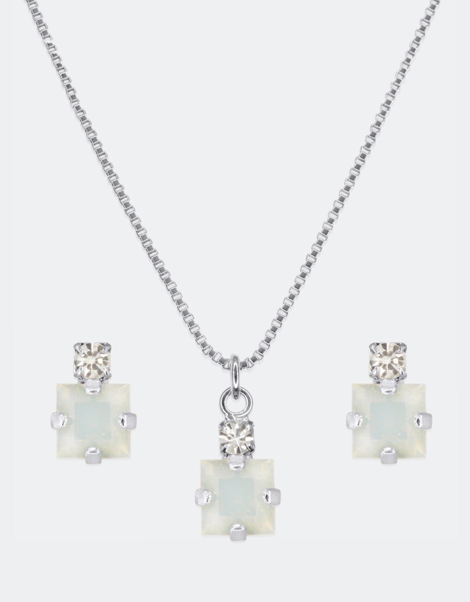 White Opal/ Silver