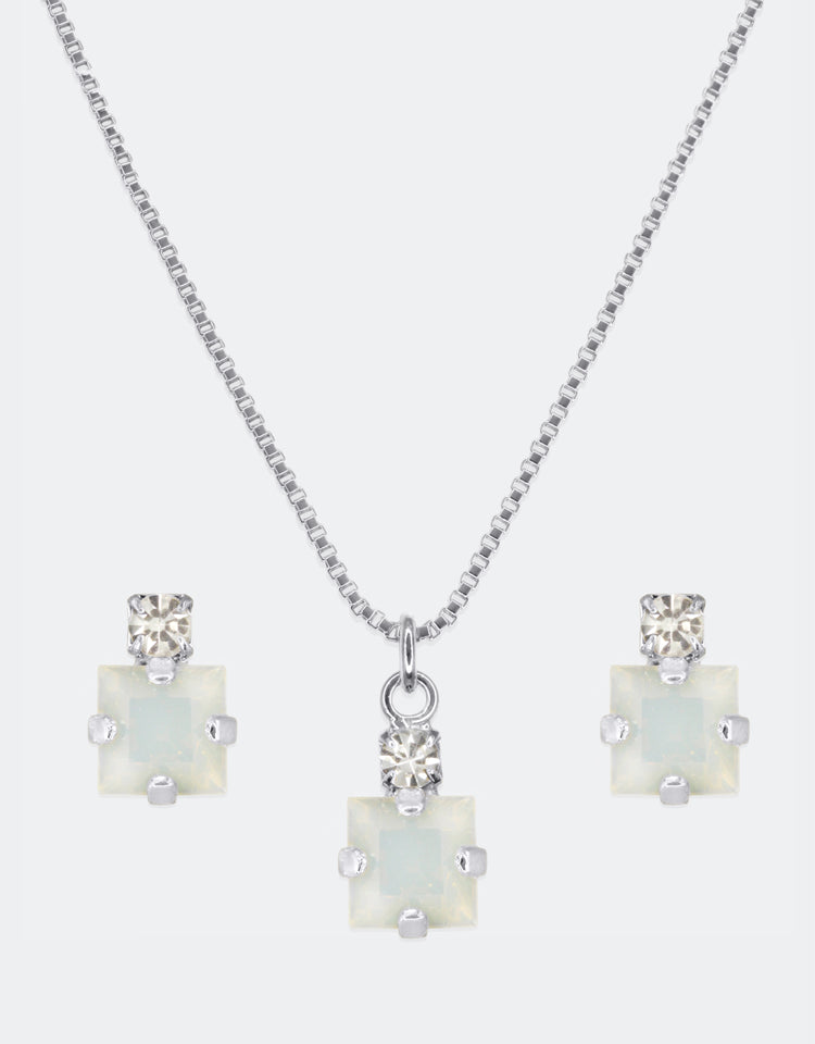 White Opal/ Silver