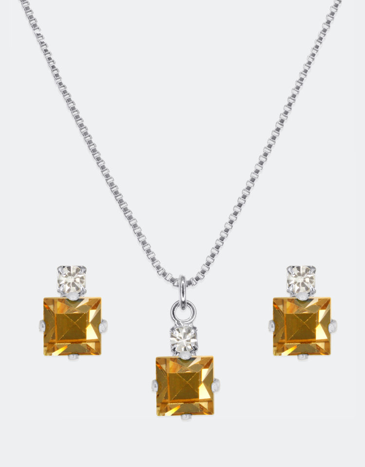 Topaz/ Silver