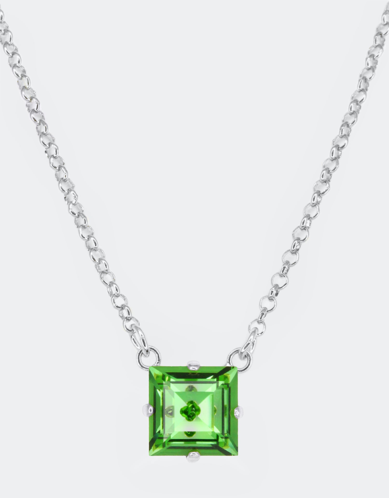 Peridot/ Silver