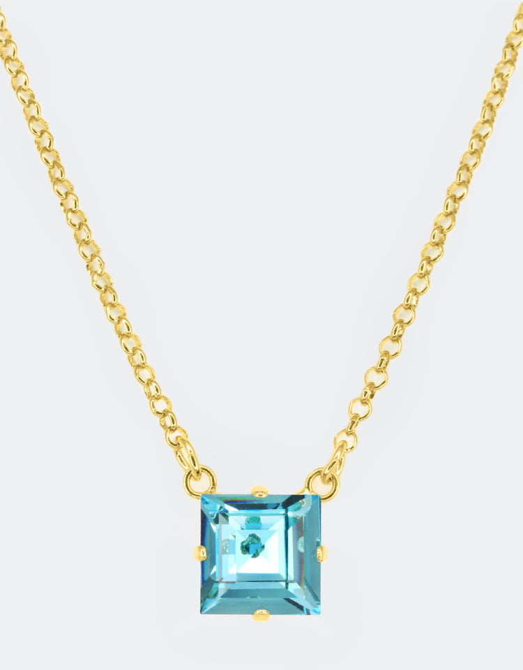 Aquamarine/ Gold