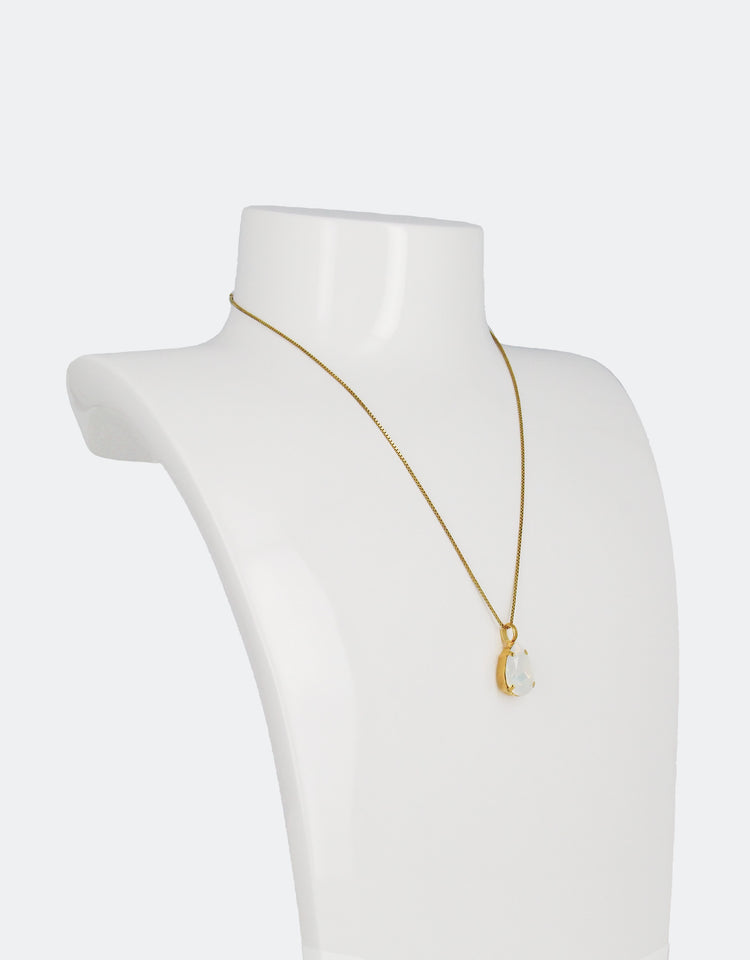 White Opal/ Gold