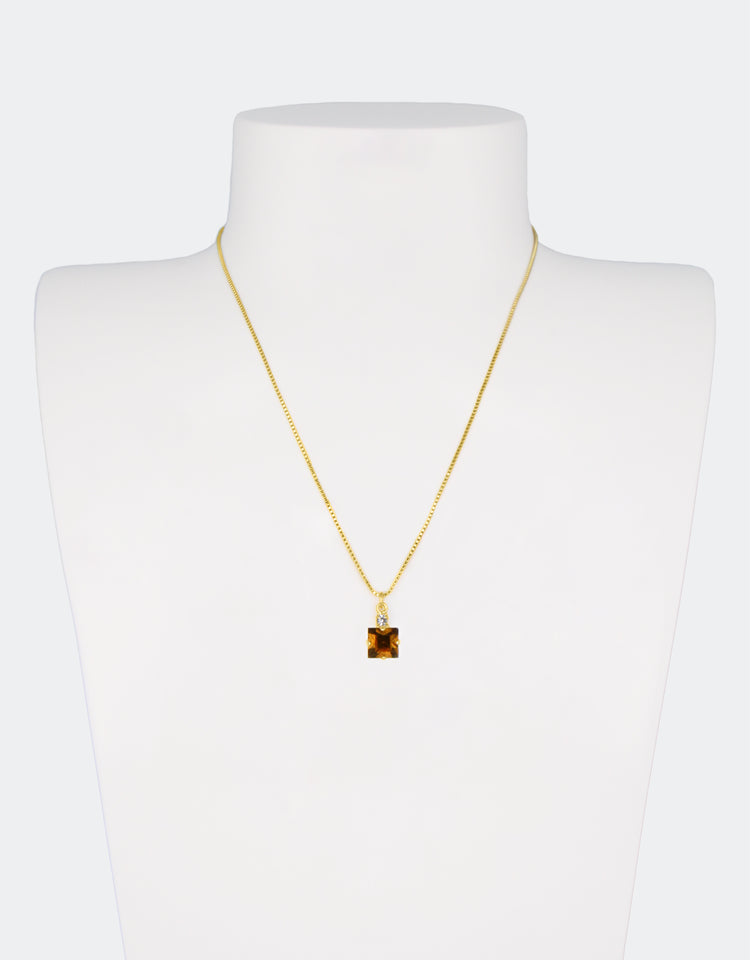 Smoked Topaz/ Gold