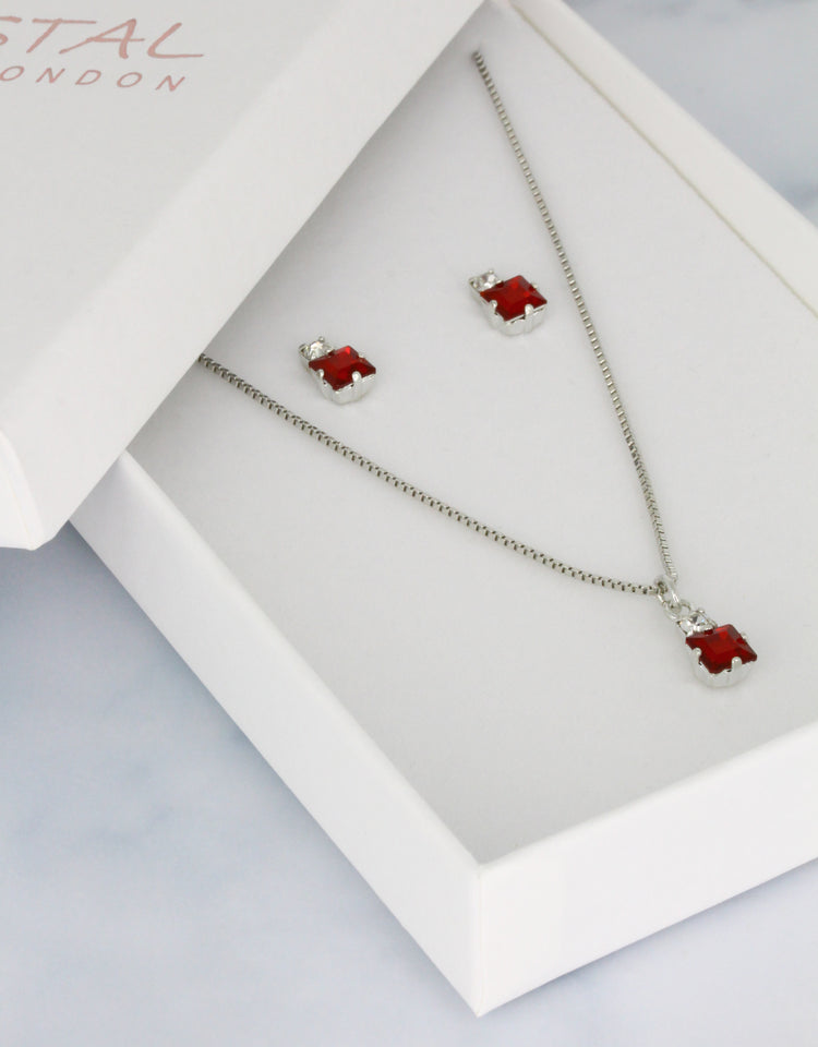 Siam Ruby/ Silver