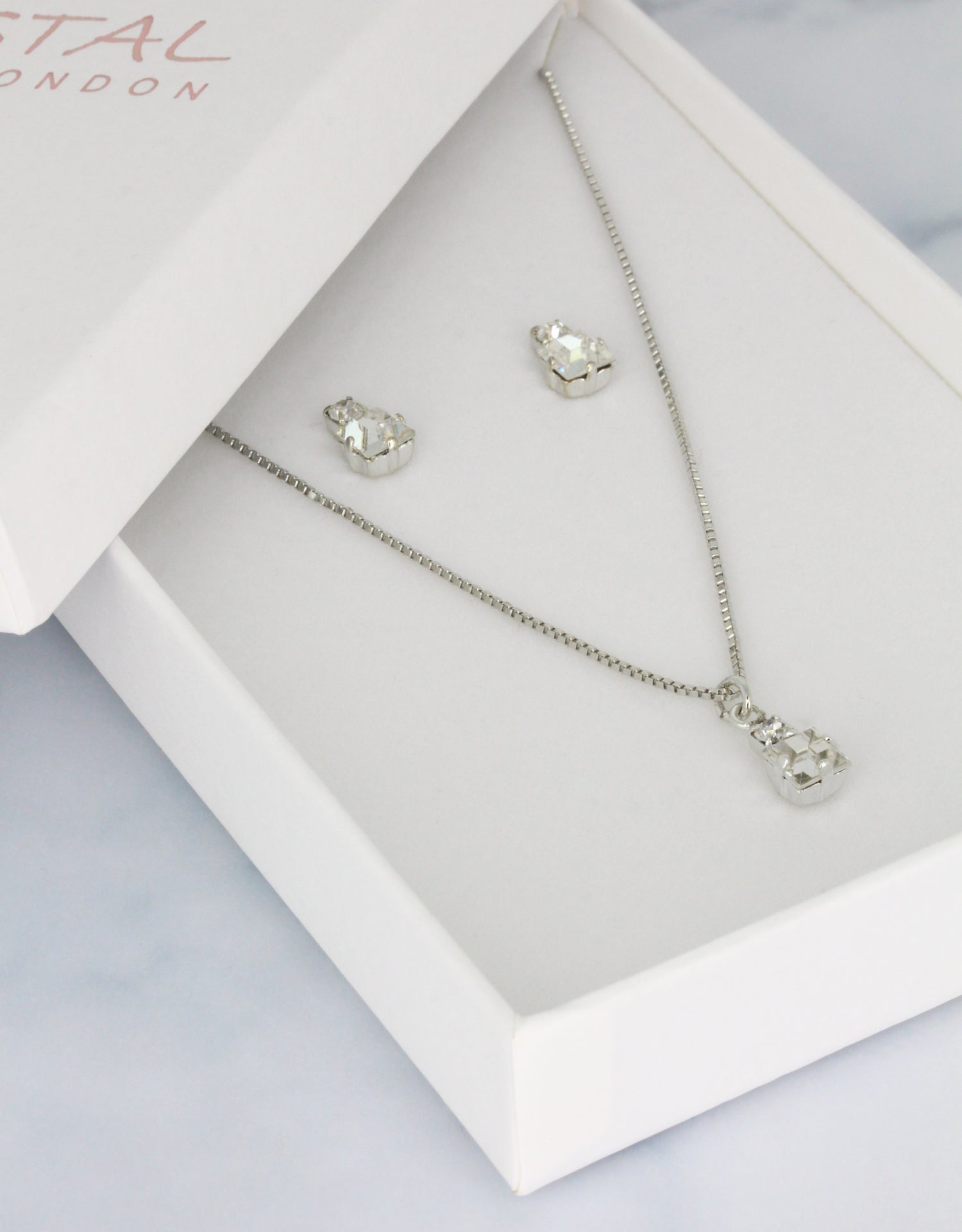 Crystal/ Silver