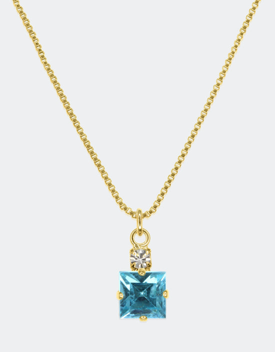 Aquamarine/ Gold