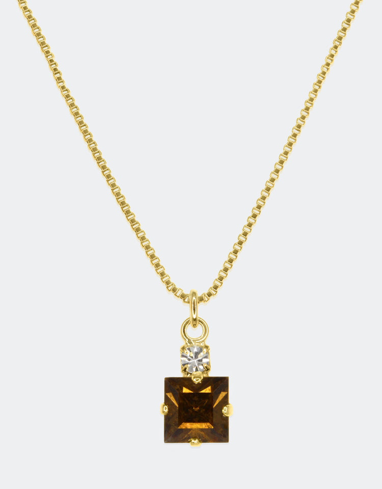 Smoked Topaz/ Gold