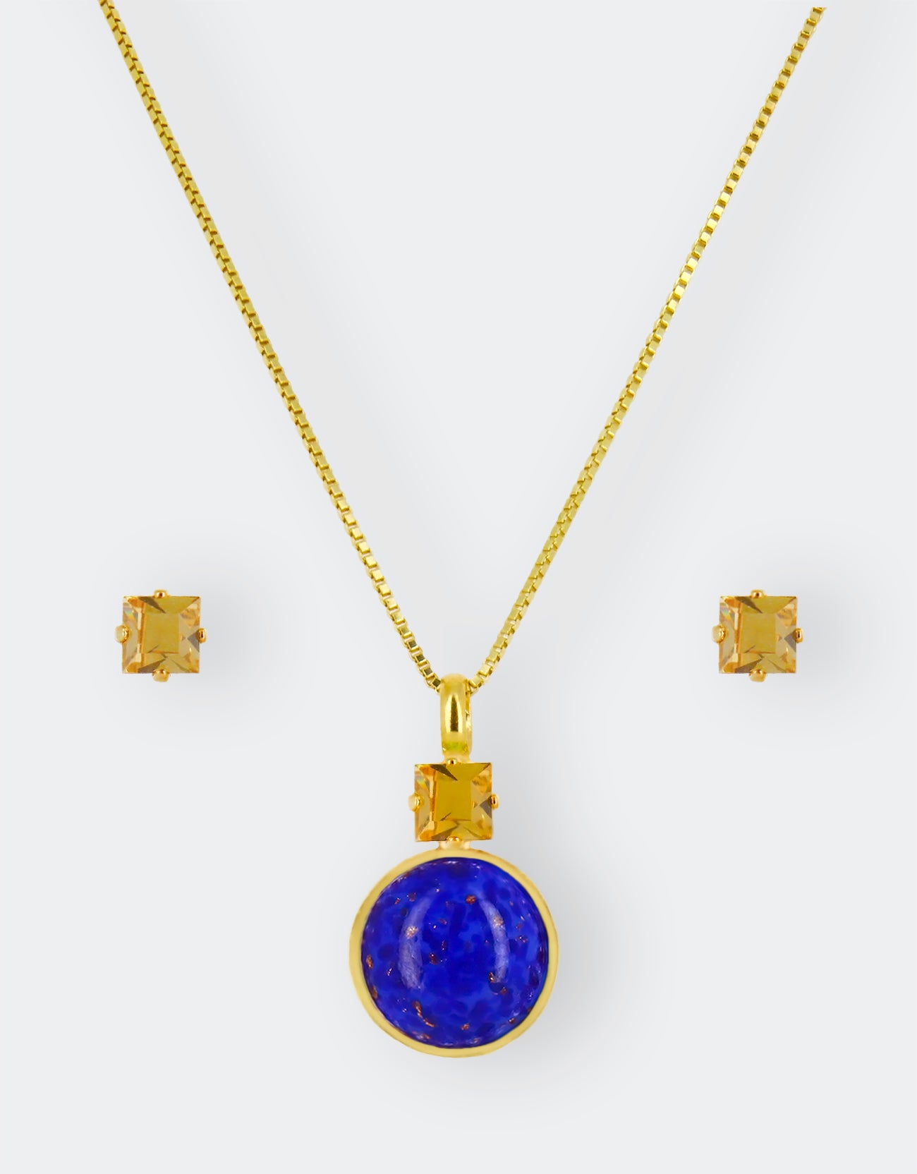 Blue Matrix/ Gold