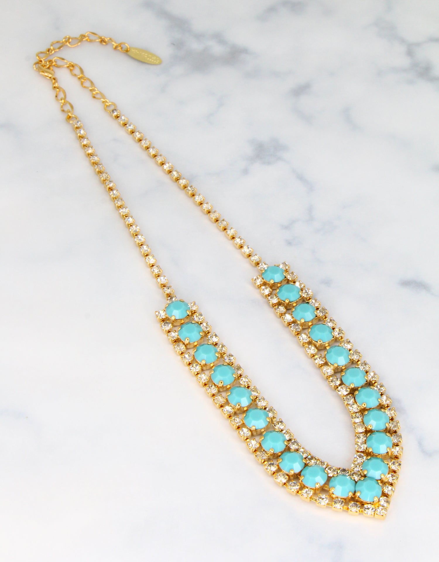 Turquoise/ Gold