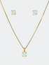 White Opal/ Gold