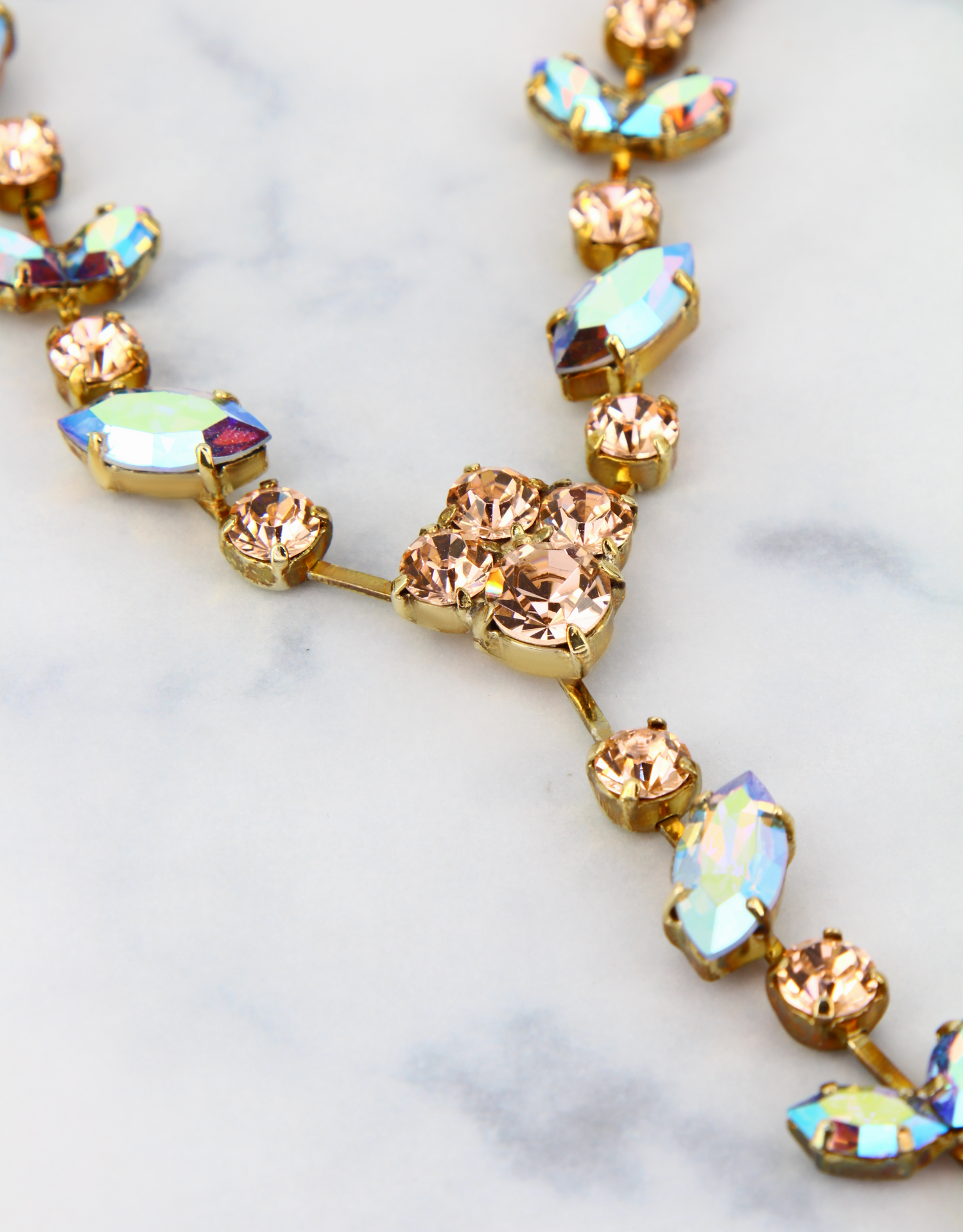Blue AB/ Gold